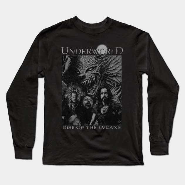 Rise Of the Lycans (Distressed Version) Long Sleeve T-Shirt by The Dark Vestiary